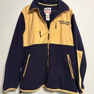 Notre Dame Navy & Gold Lightweight Fleece Jacket
